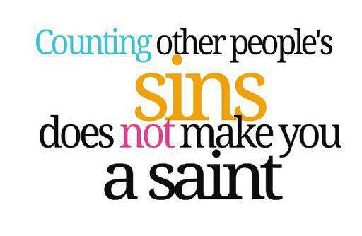 Counting others sin