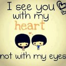 I see you with heart